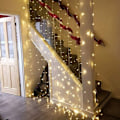 Miniatyrbilde 5 av 5: LED Gardinlys, 3m x 3m Paviljonglys, Utendørs Feelykter for Utenfor, Hage, Pergola, Fest, Jul, Varmt Hvit