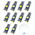 Pikkukuva 1 / 10: 10kpl Auton kojelaudan polttimo LED-valo VALKOINEN white