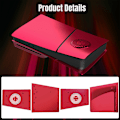Miniatyrbilde 4 av 8: Deksel for PS5 Slim-konsollen, foran og bak Blue-Digital Version