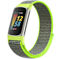 Miniatyrbillede 2 af 5: Reserve Sport Loop Watch Rem til Fitbit Charge 5 Nylon Silver