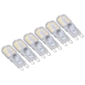 Miniatyrbillede 4 af 8: G9 Pære Dæmpbar Øjenbeskyttelse Energibesparende 14 LED'er 3W Pære til Lysekrone Bordlampe 6 stk. Naturligt Lys 110V 0.1
