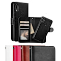 Miniatyrbillede 1 af 3: Huawei P20 Lite - Etui / Magnet Skal 2 i 1 - Vælg Farve! Sort Black Black