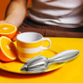 Miniatyrbillede 4 af 5: Hvidløgsknuser Saftkegle Presser, Citrus Saftpresser Reamer Rustfrit Stål Citronkegle
