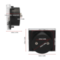 Miniatyrbilde 4 av 5: Analog strømmålerpanel Amperemeter Gauge Klasse 2.5 Nøyaktighet Dc 0-15a Analog Amperemeter Ampere Måling Tester Gauge Panel-dc 0-15a-