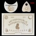 Pikkukuva 2 / 8: Puinen ennustuspöytä, kaiverrettu taikapöytä Ouija Boa - Täydellinen 20
