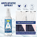 Miniatyrbilde 4 av 5: Statisk spray for klær, statisk spray, spray for å fjerne statisk elektrisitet, statisk fjerner for klær, Static Guard spray for klær, 100ml