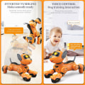Miniatyrbilde 2 av 5: Interaktivt stemmestyrt, berørings-, sang- og dansefunksjon RC robot hundeleker