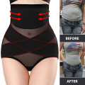 Miniatyrbillede 1 af 5: Krydskompression Abs Shaping Bukser Kvinder Slankende Body Shaper Mavekontrol