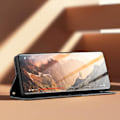 Miniatyrbillede 3 af 6: Etui til Honor Magic 6 Lite 5G - AVIZAR - Wallet stand Prisma mønster sort Black