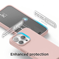 Miniatyrbild 4 av 4: Skydd för iPhone 16 Pro Max, Mjuk Silikon Skydd Ultra Tunn Repskydd Rosa