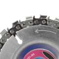 Miniatyrbilde 3 av 4: Kvernkjedeplate 4 tommers treskjæringsplate for 100/115 mm vinkelsliper 22 tenner