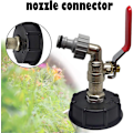 Miniatyrbilde 2 av 5: Tank Tap 1000l S60x6 Ibc Tap Connector Med 1/2\" Slangekobling, Avløp Tank Adapter, For Hagekran, For Tank Adapter (1 Stykke)