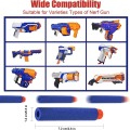 Miniatyrbilde 4 av 4: Piler til Nerf-tilbehør, 200 stk. 500 stk. påfyllingskuler for N-Strike Elite, påfyllingspakke leker for utendørs og hjem, blå 500