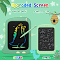 Miniatyrbillede 2 af 5: 8,5 tommer LCD Doodle Board Tablet Legetøj - Grøn Dinosaur Tegneplade til Børn 2-6 År - Jule- og Fødselsdagsgaver Green