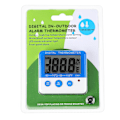 Miniatyrbild 5 av 5: Digital kyl- och frys termometer med larm och max min temperatur Lättläst LCD-display Digital kyl- och frys termometer för inomhus utomhusC[C]