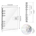 Miniatyrbillede 3 af 10: A6 PVC Notesbog Binder Cover Planner MULTICOLOR{AZC} multicolor