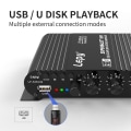 Miniatyrbillede 4 af 5: LP838 Bluetooth-subwooferforstærker 12V bil 2.1-kanals lydforstærker 15.4×12.9×3.9cm