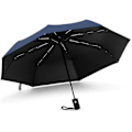Miniatyrbillede 2 af 5: Parasol Foldbar Parasol Stormsikker Op til 140 Km/t, Vindtæt Storm Foldbar Parasol, Automatisk Åbning