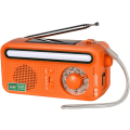 Miniatyrbillede 1 af 8: Nød Håndsving Radio Bærbar Solradio, AM/FM 2000mAh Genopladelig Dynamo Radio