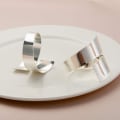 Miniatyrbillede 4 af 5: 12 stk. Servietringe til Bryllup Middagsfest