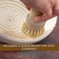 Miniatyrbilde 3 av 5: Brødhevingskurvsett, surdeigsbrødbakingsutstyr, surdeigsbrødkurv for surdeig, brødbakeutstyr, bakeverktøy og -utstyr - Rou