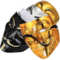 Pikkukuva 3 / 5: 4 kpl V For Vendetta Guy Mask Halloween Costume Cosplay Party Mask Anonymous Mask Aikuiset Lapset Unisex Carnival Mask Halloween Cosplay Party Lahjat -