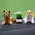 Miniatyrbilde 5 av 5: Ristende hodehund nikkende flekkete hund 2 2 2 2