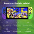 Miniatyrbillede 2 af 8: Controller til Nintendo Switch, Udskiftning til Switch Trådløs Controller med Dobbelt Vibration