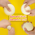 Miniatyrbillede 3 af 5: Dumpling Squishy, Dumpling Stressbold, Dampet Fyldt Bolle, Stresslindrende Squishy Bolle Legetøj til Halloween Projekter, Snyd Folk, Børns Leg