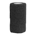 Miniatyrbillede 2 af 8: 12 stk. Bandage Wrap Naturlig Latex Elastisk Selvklæbende Wrap til Køer Hunde Heste 10cm Sort_xx