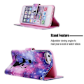 Miniatyrbillede 4 af 5: Kompatibel med iPhone Se 2020/ 8/ 7 Etui Læder Flip Cover med Kortlomme Stativ Mønster - Panda null none