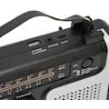Miniatyrbild 8 av 10: Bärbar LED Handvev Radio AM FM SW Sol Dynam Outdoor Nödradio med Bärbar Ficklampa
