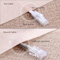 Miniatyrbilde 6 av 7: Cat 6 Ethernet-kabel 15 m Hvit - Flat Internett Nettverk Lan