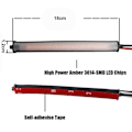 Pikkukuva 2 / 10: Moottoripyörän vilkut LED-valonauhat 2 kpl 2 kpl 2PCS 2PCS