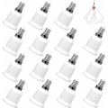 Miniatyrbild 1 av 5: Lampbasomvandlare, E14 till E27 Sockeladapter Sockelomvandlare Adapter Lamphållare Adapter, 15 st