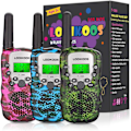 Miniatyrbilde 1 av 5: Walkie Talkies for Barn, 3 KM Lang rekkevidde Walkie Talky Radio Lekegave for Gutter og Jenter 3-pakning