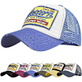 Pikkukuva 1 / 5: Baseball-lippis Mesh-lippikset Unisex Kirjailtu Kirjainlappu Casual-lippikset Hip Hop Aurinkolippikset Blue