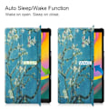 Pikkukuva 2 / 5: Slim Fit -kotelo Samsung Galaxy Tab A 10.1 2019 - Malli: Puu kukkien kanssa
