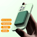 Miniatyrbillede 3 af 5: CDQ Mag-Safe Trådløs Magnetisk Powerbank Sort