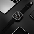 Pikkukuva 5 / 5: Kestävä Apple Watch -kotelo 44 mm:n sarjan kelloille 6/5/4, näytönsuojakalvolla, musta 44 mm
