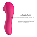 Miniatyrbillede 4 af 4: Sugende vibrerende massager til klitorisstimulation_xx