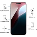 Pikkukuva 2 / 4: Karkaistu lasi iPhone 16 Plus - Helppo asennus, naarmuuntumaton, 3 kpl pakkaus Transparent