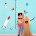 Miniatyrbild 2 av 5: Raketväggdekaler Planeter Höjdmätare Väggdekal S