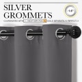 Miniatyrbilde 2 av 5: Varmeisolerende Grommet-gardiner for soverommet