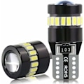 Miniatyrbillede 1 af 5: T10 W5W LED Pærer 12V-24V 6000K Hvid til Bil Positionslys