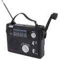 Miniatyrbild 3 av 10: Handvevad Radio AM FM SW Multiband LED Nödradio med MP3-spelare U-disk Lagringskortplats