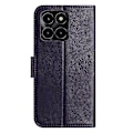 Miniatyrbild 5 av 5: For Honor X6a 4g Owl Tree Tryckt PU Läder Stativfodral Fullt Skydd Cov Dark Purple