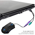 Miniatyrbilde 4 av 5: UCEC PS/2 til USB-adapterkonverter for PS2-tastatur og -mus