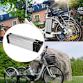 Miniatyrbilde 4 av 5: Elektrisk sykkel plast litiumbatteriboks 36v/48v/60v kapasitet 18650 etui sykkeltilbehør,dc hode