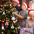 Miniatyrbillede 6 af 7: Adventskalender 2024, Julekalender med 24 Figurer, Bærbar Julegave til Voksne, Børn og Venner 5 gnomes + 19 gadgets